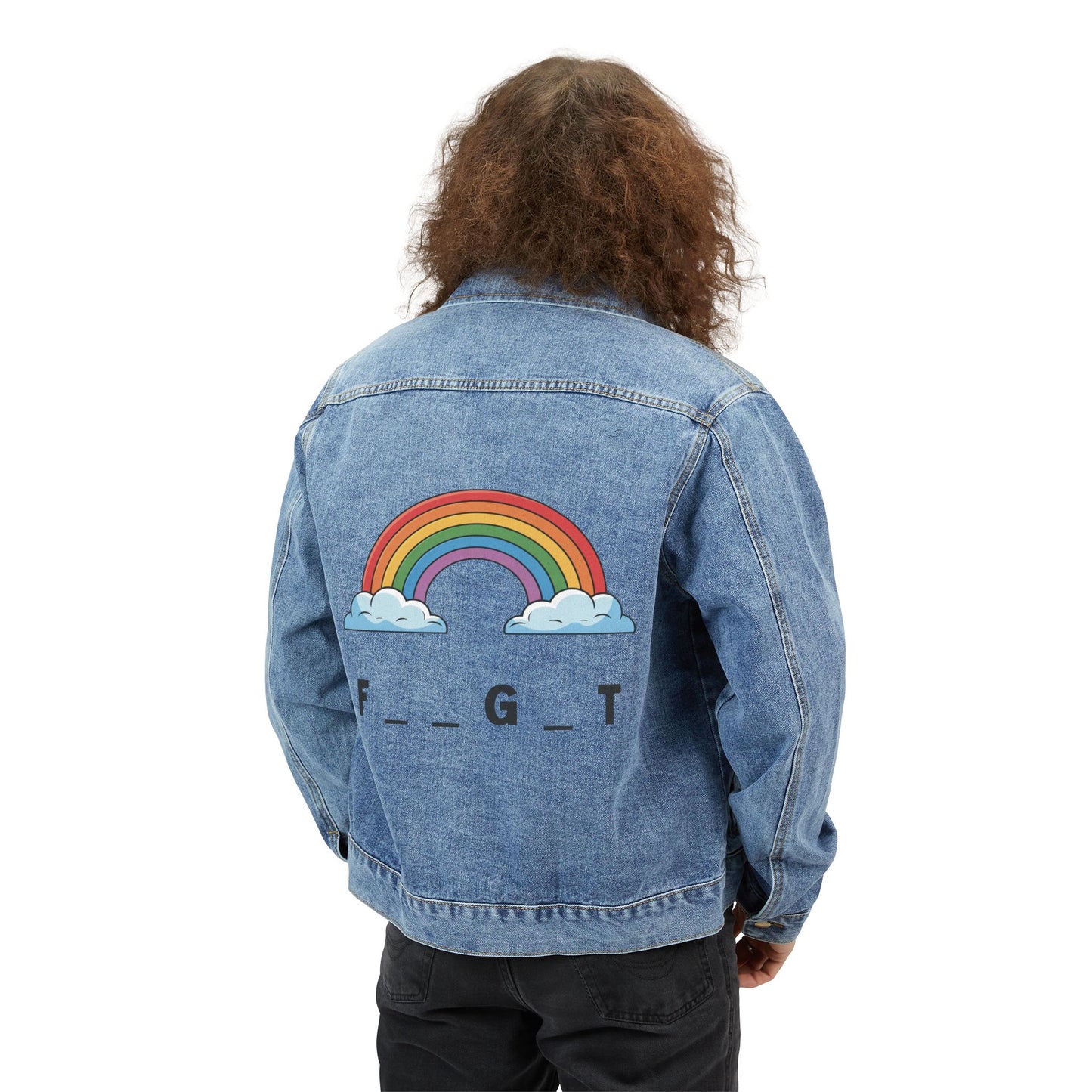 "Forget" Men's Denim Jacket