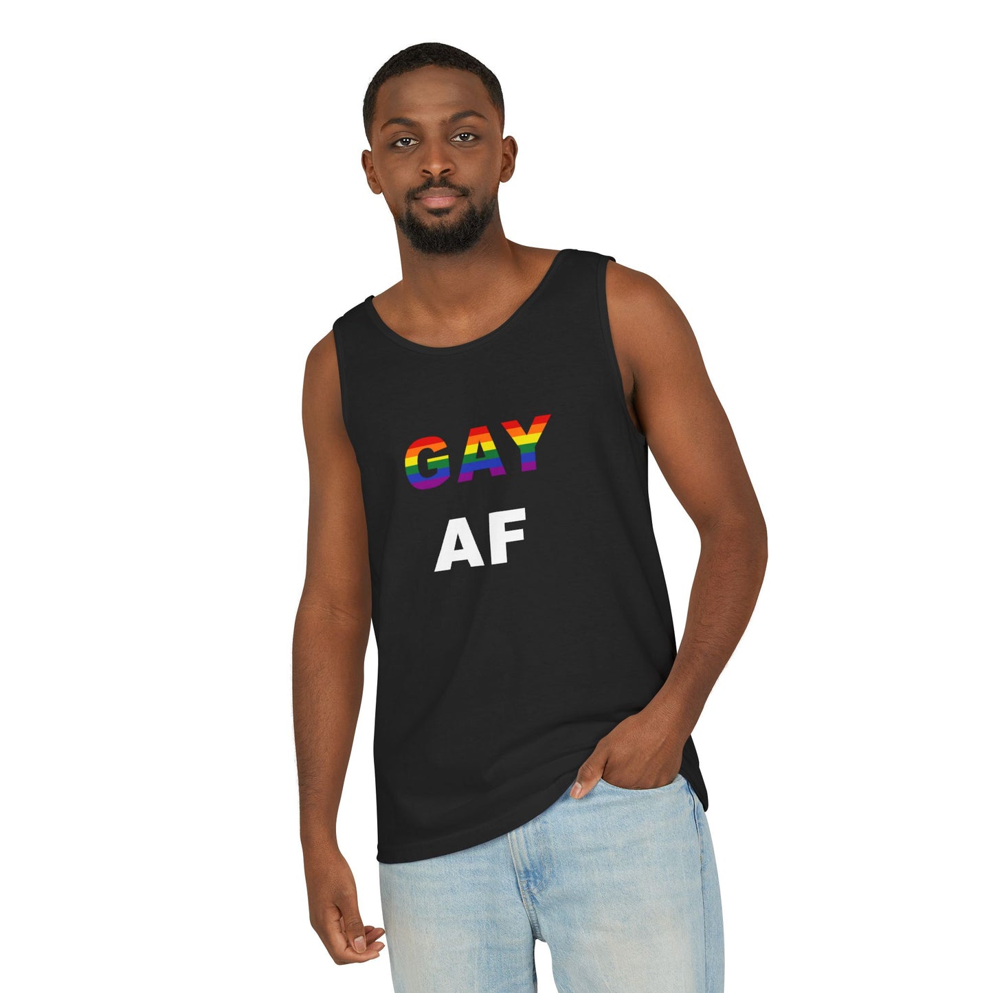 "Gay AF" Unisex Tank Top