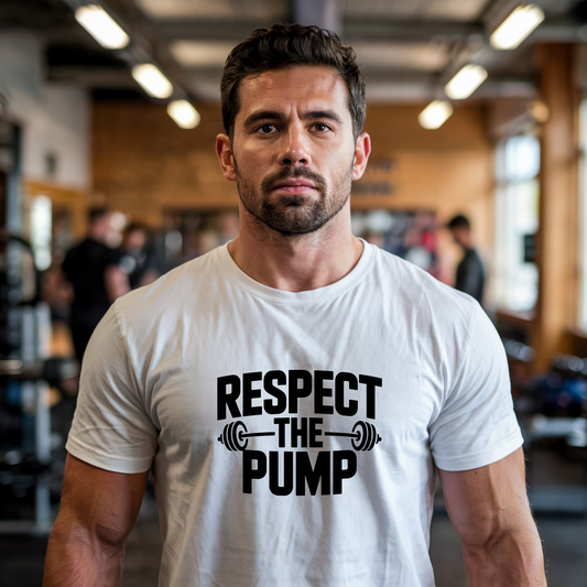 "Respect The Pump" Men's Performance T-Shirt