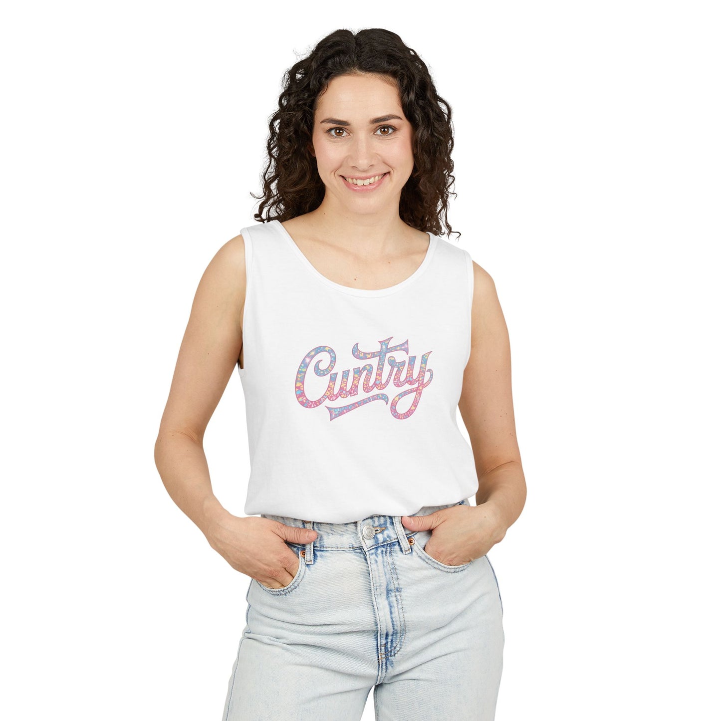 "Cuntry" Colorful Beyonce Inspired  Unisex Tank Top