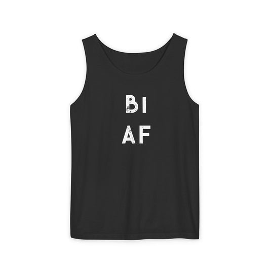 "Bi AF" Unisex Tank Top