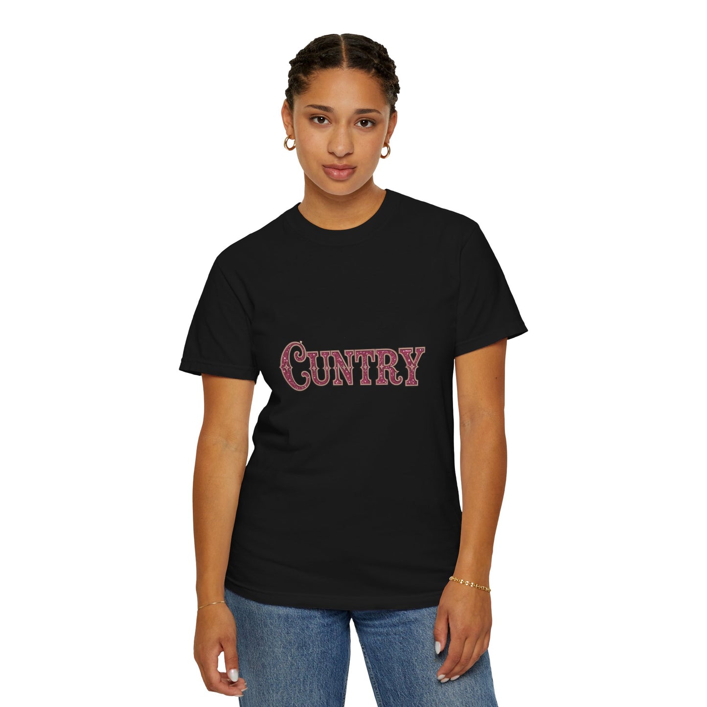 "Cuntry" Cowboy Beyonce Inspired Unisex Dyed T-shirt