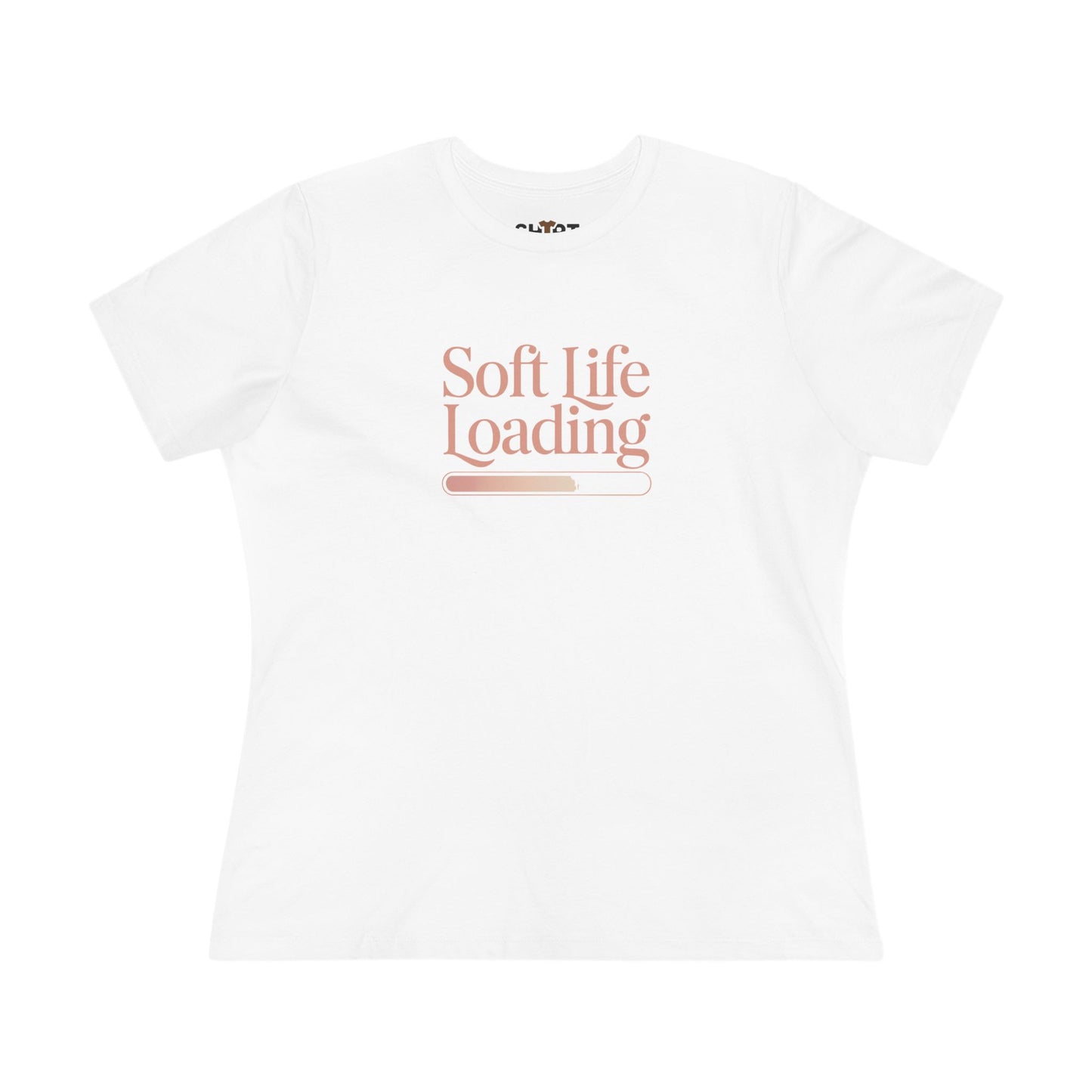 "Soft Life Loading" Women's Cotton Tee