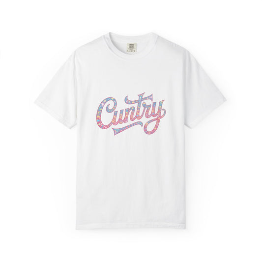 "Cuntry" Colorful Beyonce Inspired Unisex Dyed T-Shirt