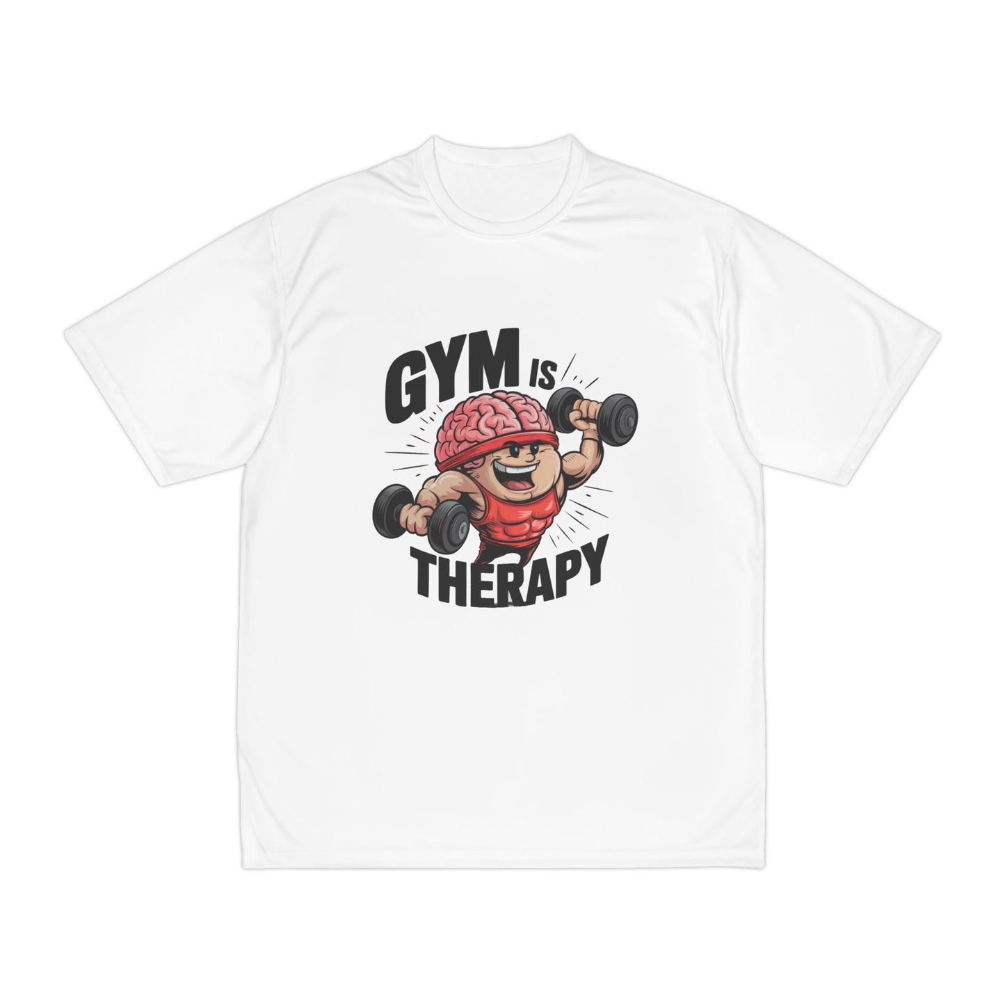 "Gym is Therapy" Men's Performance T-Shirt