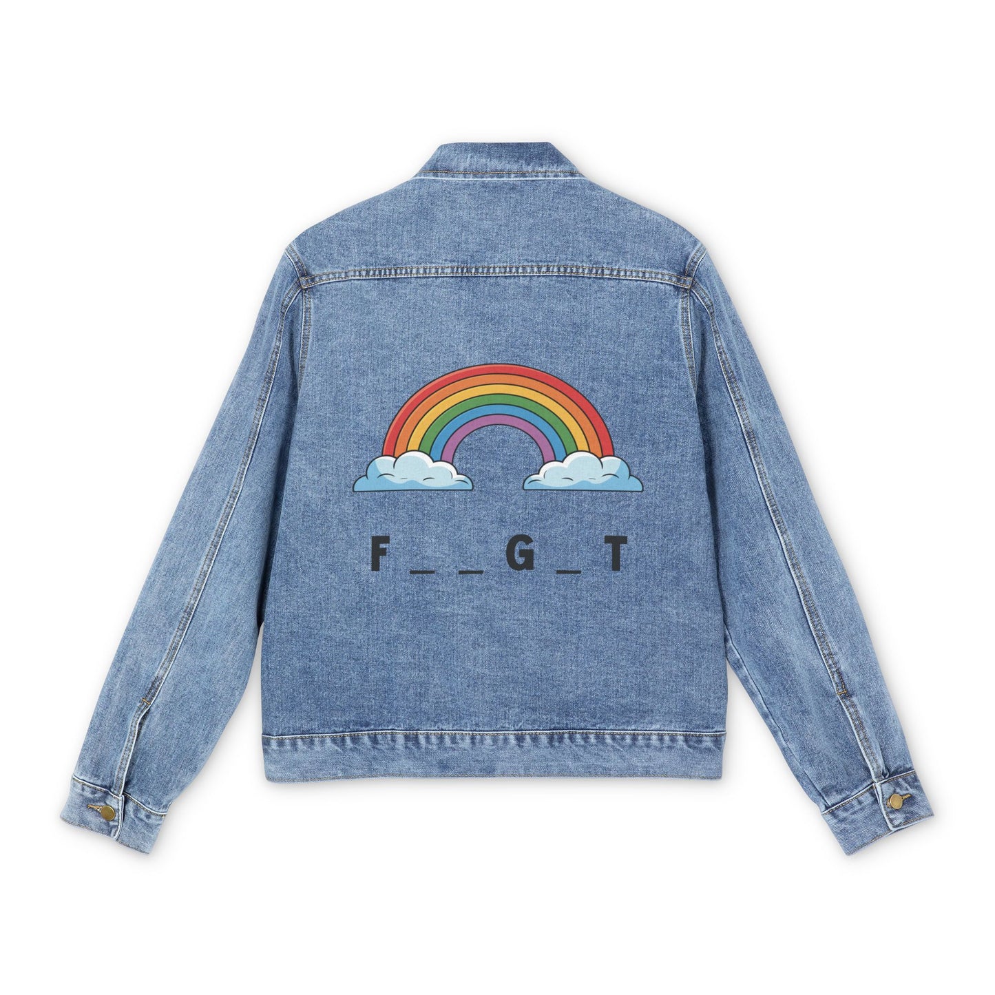 "Forget" Men's Denim Jacket