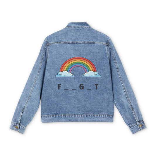 "Forget" Men's Denim Jacket