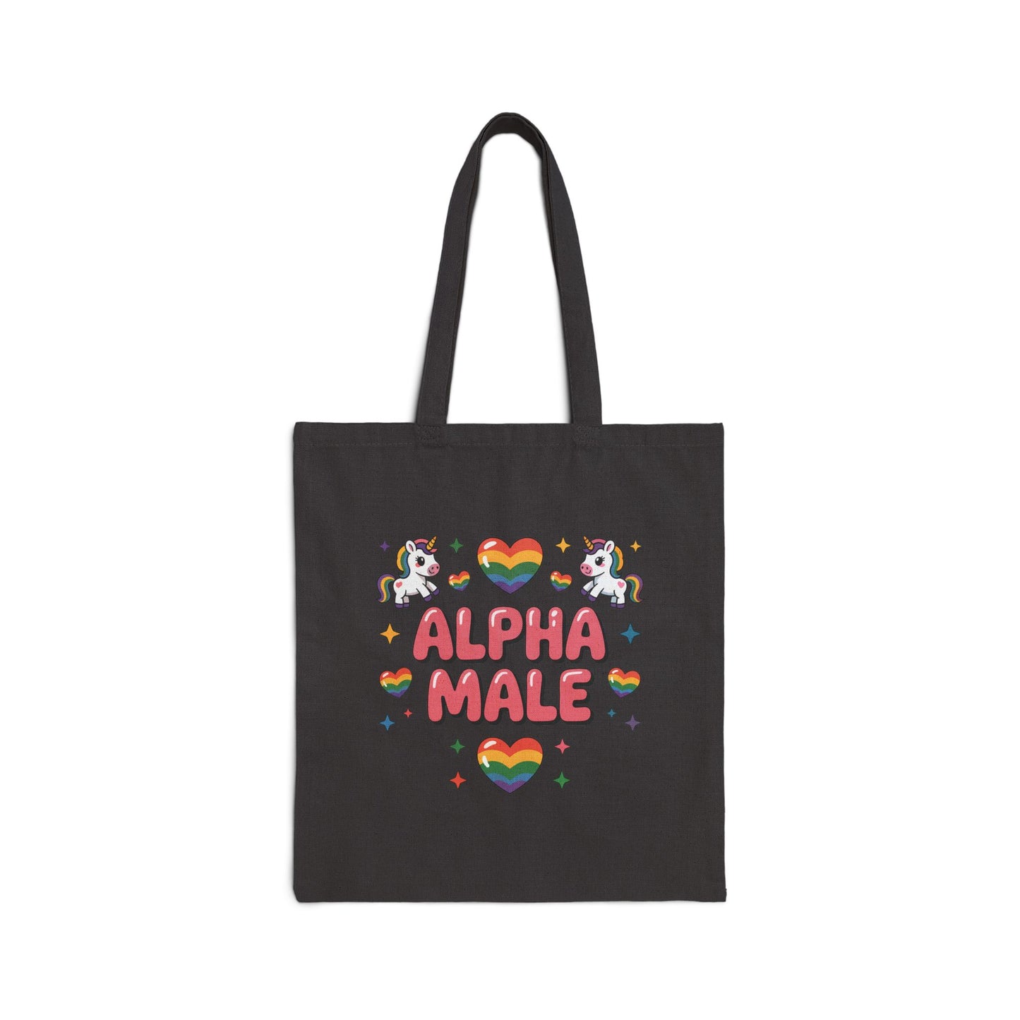 "Alpha Male" Canvas Tote Bag