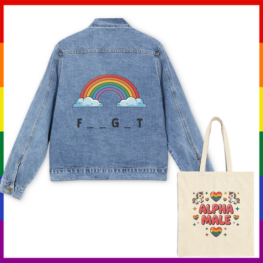 Alpha Bundle  - "Forgot" Jacket + Alpha Male Tote