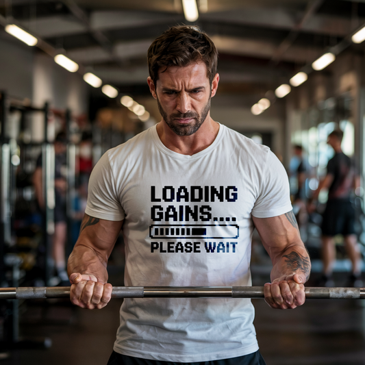 "Loading Gains" Men's Performance T-Shirt